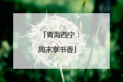 青海西宁：周末享书香