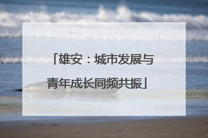 雄安：城市发展与青年成长同频共振