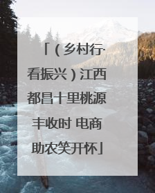 （乡村行·看振兴）江西都昌十里桃源丰收时 电商助农笑开怀