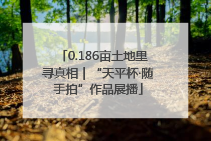 0.186亩土地里寻真相｜“天平杯·随手拍”作品展播