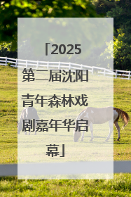 2025第二届沈阳青年森林戏剧嘉年华启幕
