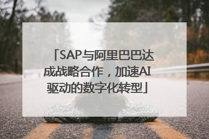SAP与阿里巴巴达成战略合作，加速AI驱动的数字化转型