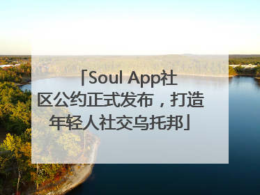 Soul App社区公约正式发布，打造年轻人社交乌托邦